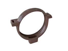 Хомут трубы, ПВХ, серия Элит, цвет Коричневый