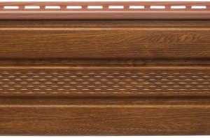 Планка "софит с перфорацией" дуб золотистый Т-20 - 3м.